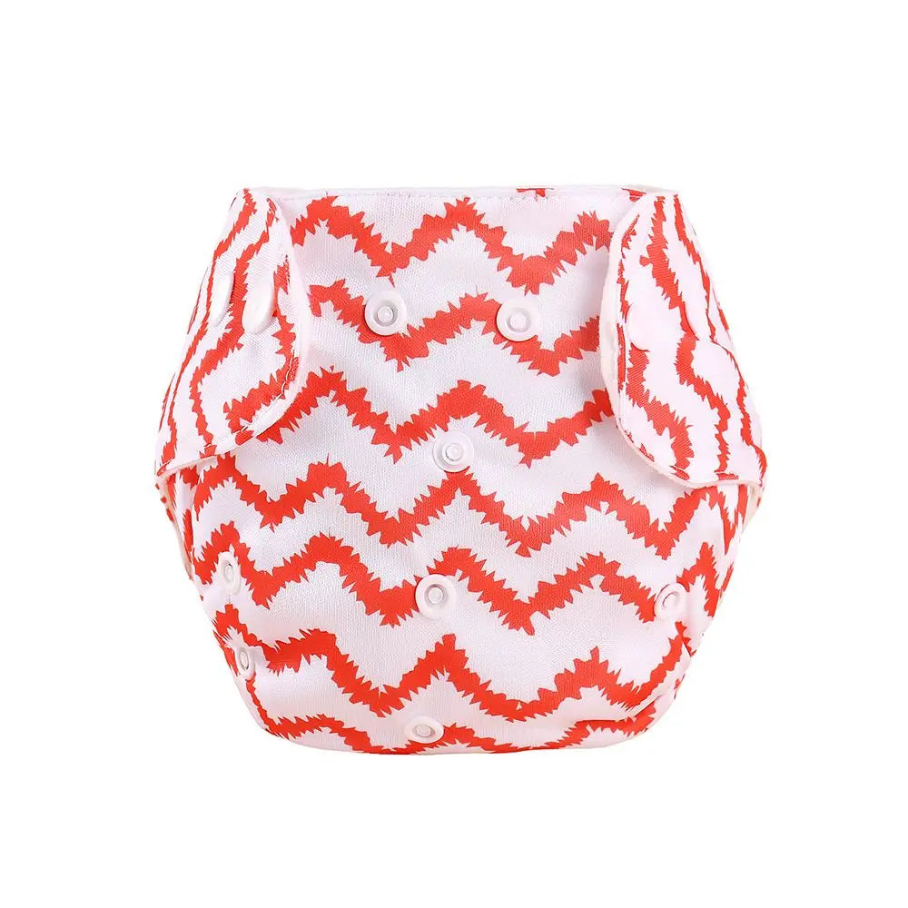 Reusable Cloth Diapers — Adjustable Washable Nappy, One Size Fits 6–33 lbs