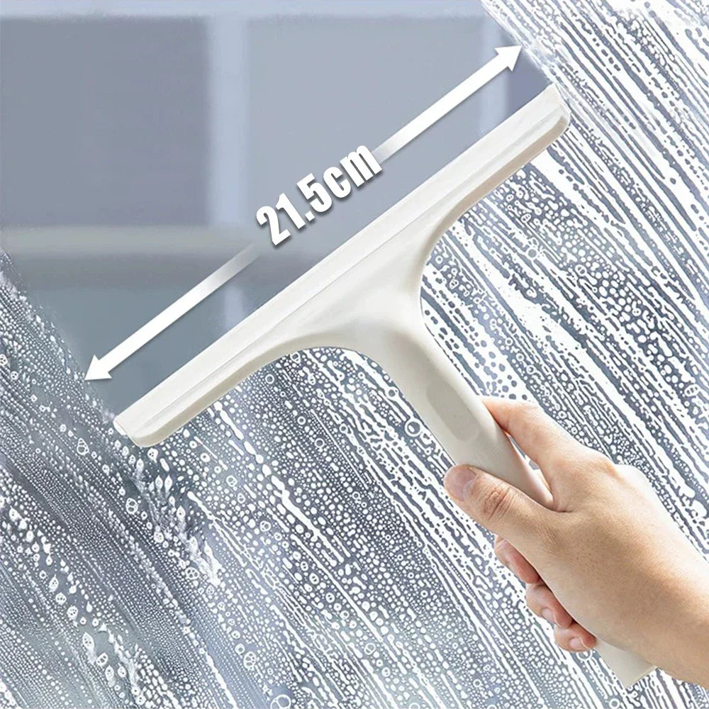 3-in-1 Window Cleaning Squeegee — Spray, Wipe & Scrub in One Tool