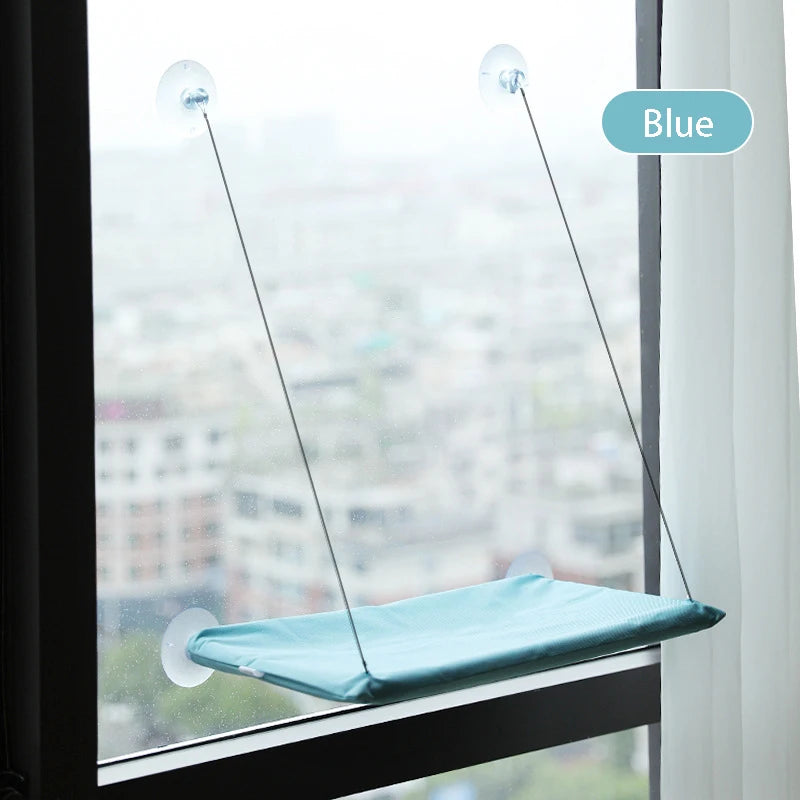 Cat Window Hammock — Suction Cup Perch Bed for Indoor Cats