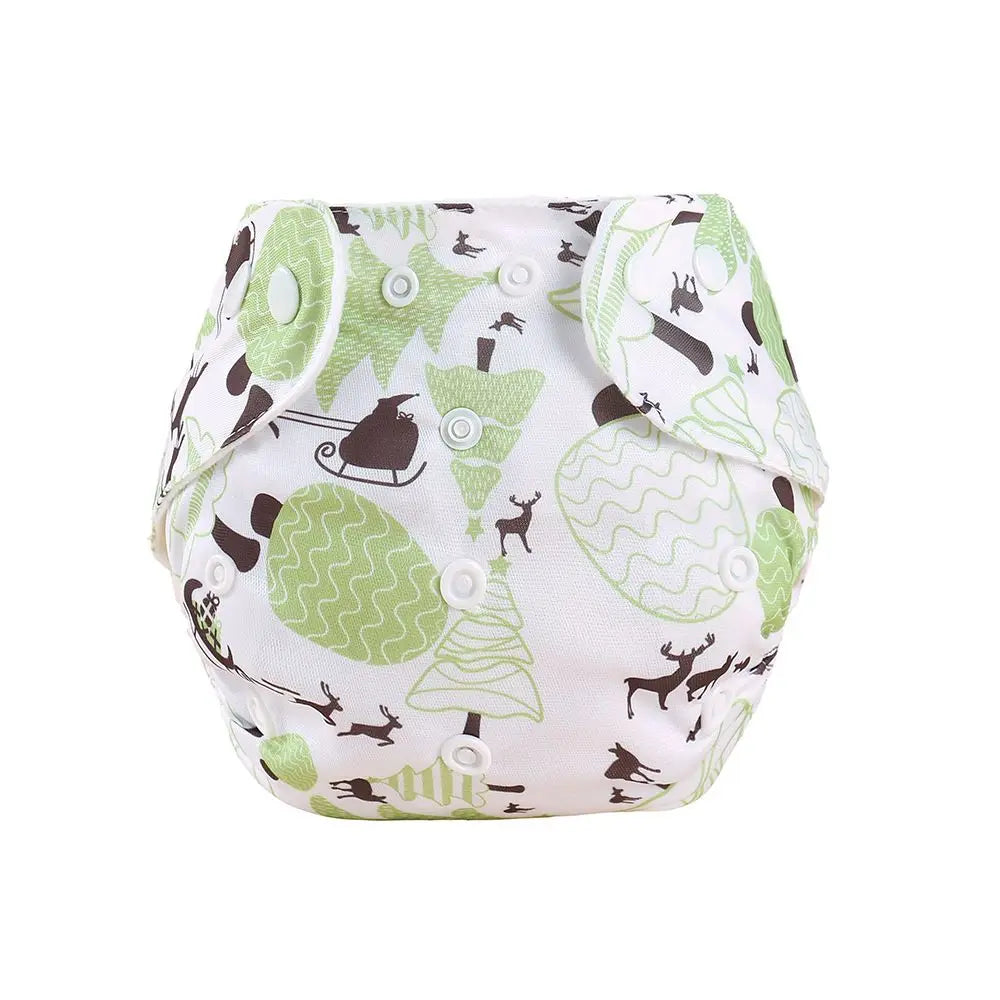 Reusable Cloth Diapers — Adjustable Washable Nappy, One Size Fits 6–33 lbs