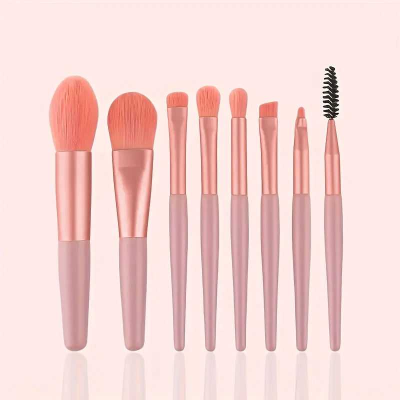 Makeup Brush Set with Travel Pouch — 13 or 27 Piece Cosmetic Brush Kit