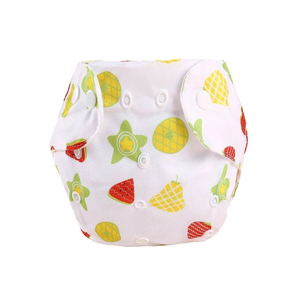 Reusable Cloth Diapers — Adjustable Washable Nappy, One Size Fits 6–33 lbs