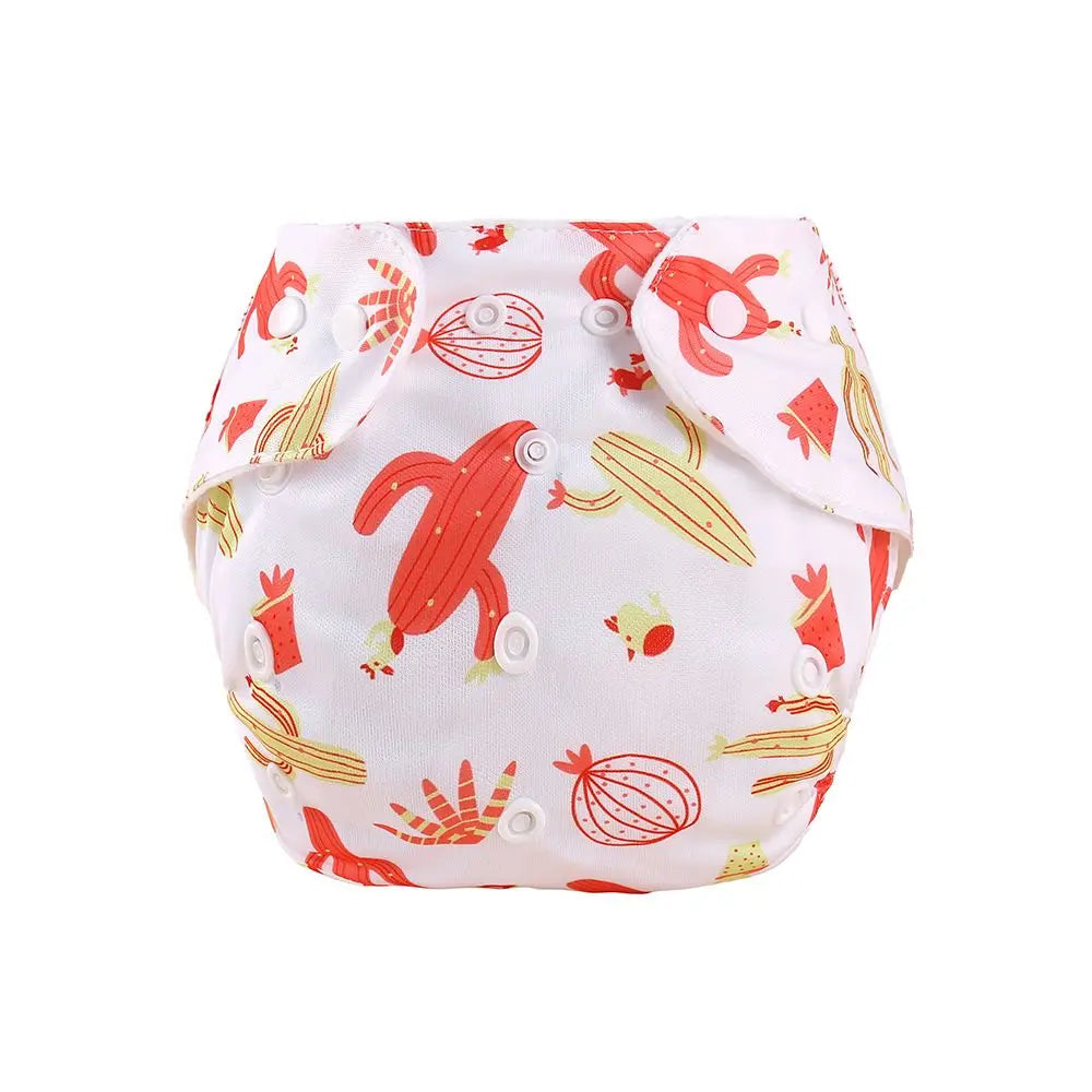 Reusable Cloth Diapers — Adjustable Washable Nappy, One Size Fits 6–33 lbs