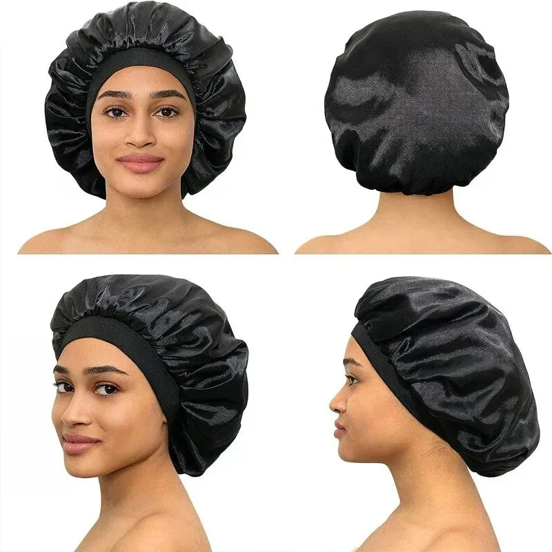 Heatless Curling Rod Headband — Satin Overnight Hair Curler Set