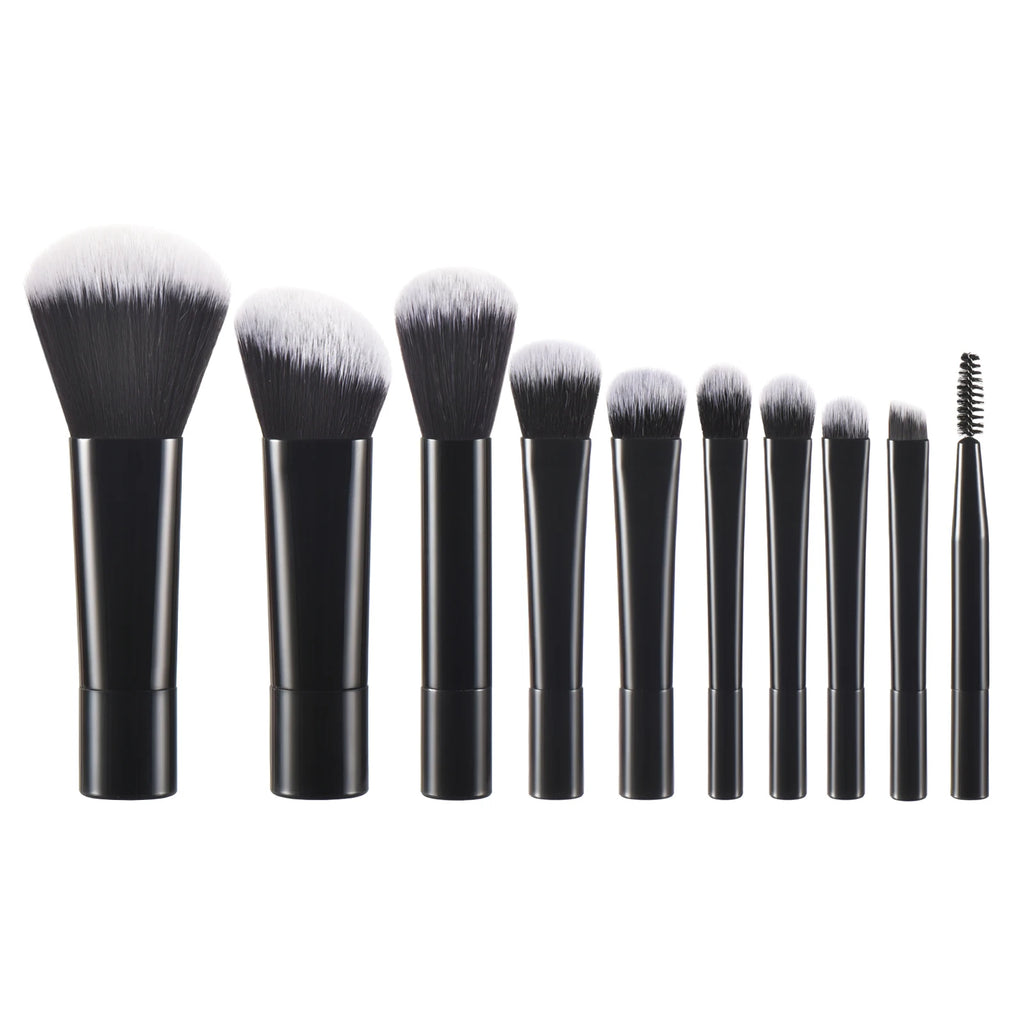 Mini Makeup Brush Set — Travel Portable Cosmetic Brush Kit