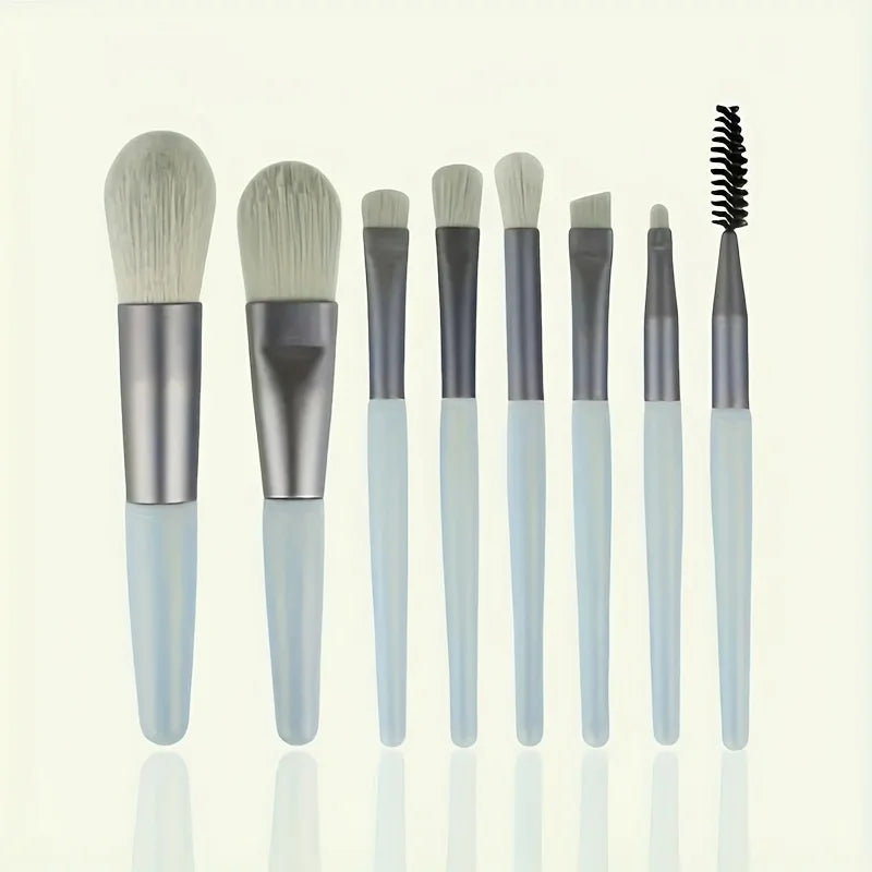 Makeup Brush Set with Travel Pouch — 13 or 27 Piece Cosmetic Brush Kit