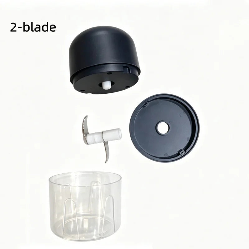 Electric Mini Food Chopper — USB Rechargeable Garlic Press & Vegetable Grinder
