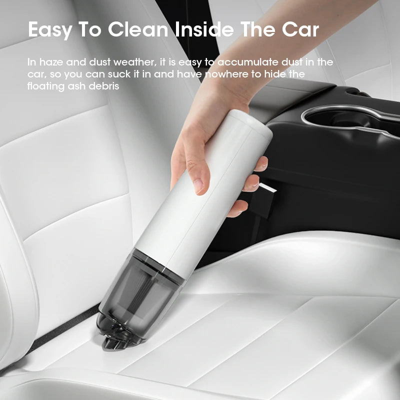 Cordless Handheld Vacuum — Portable Mini Cleaner for Car, Desk & Home