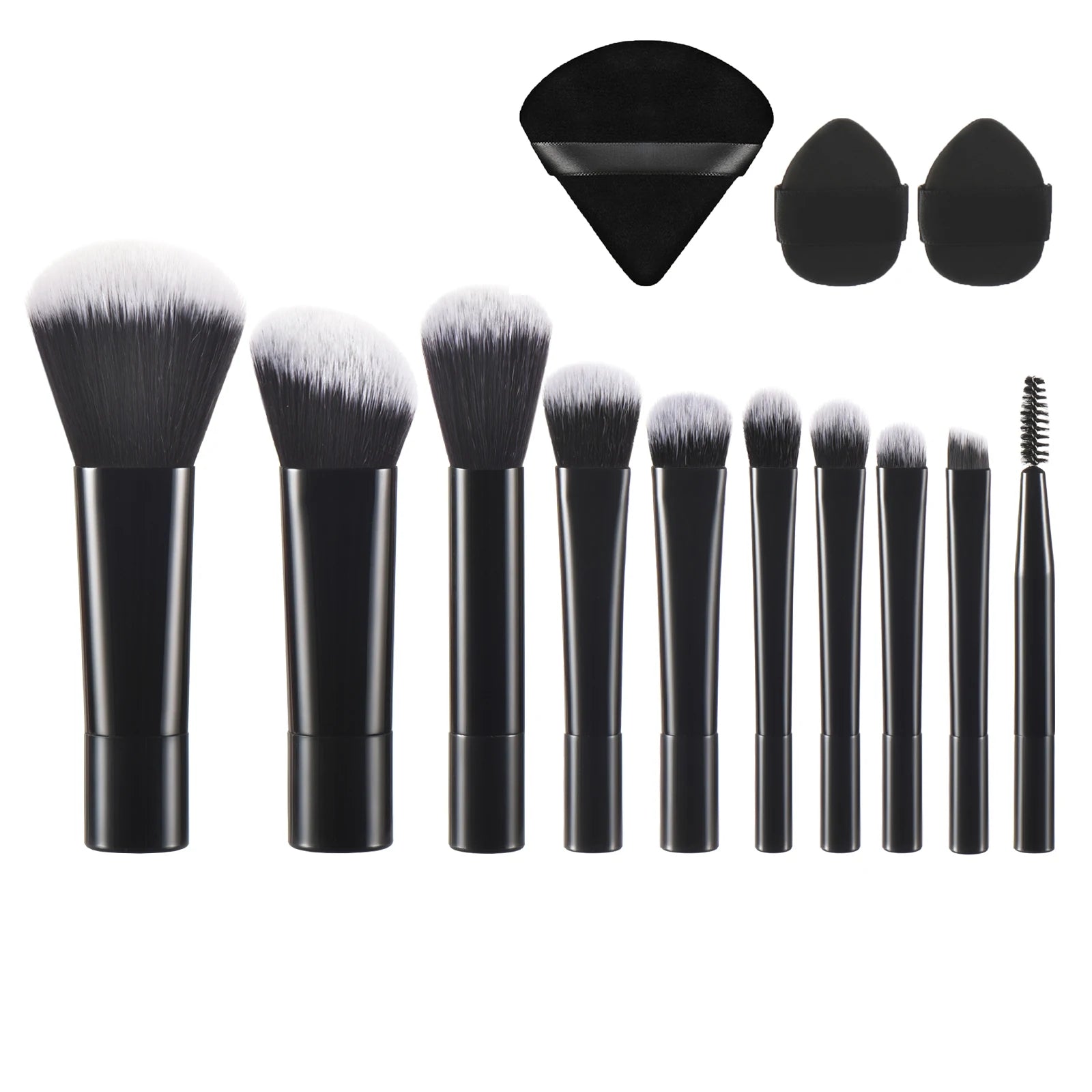 Mini Makeup Brush Set — Travel Portable Cosmetic Brush Kit