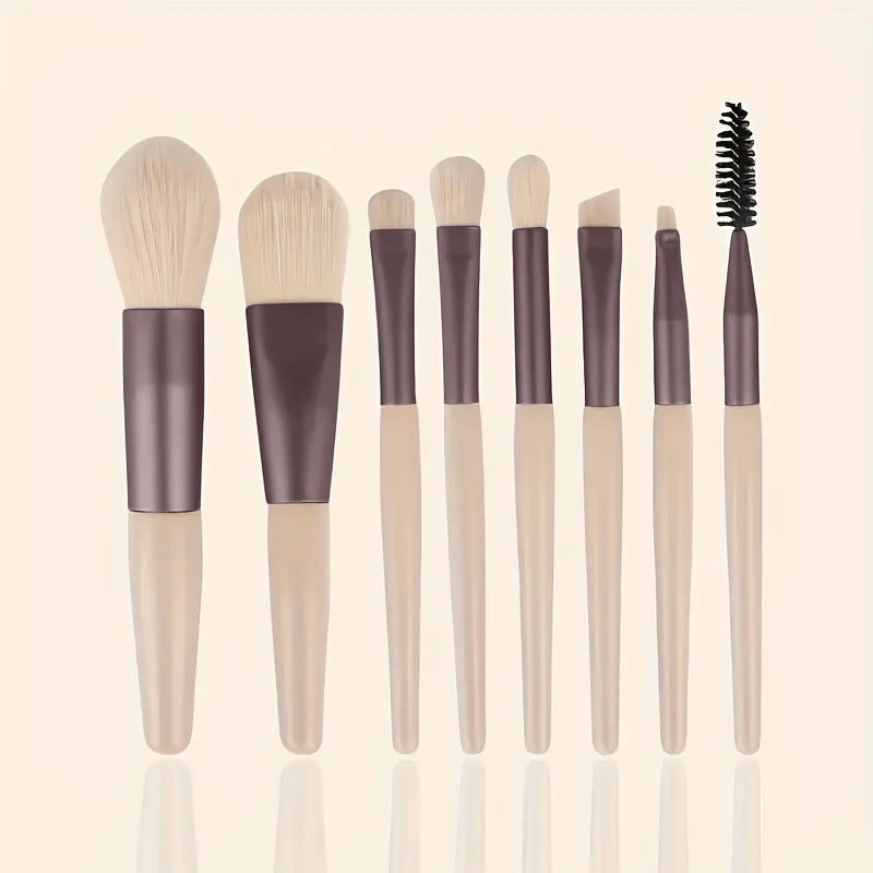 Makeup Brush Set with Travel Pouch — 13 or 27 Piece Cosmetic Brush Kit