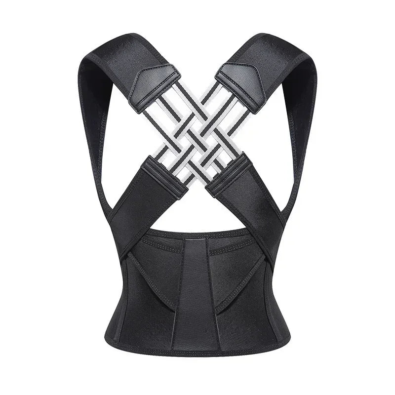 Adjustable Posture Corrector Brace — Back Straightener for Upper & Middle Spine