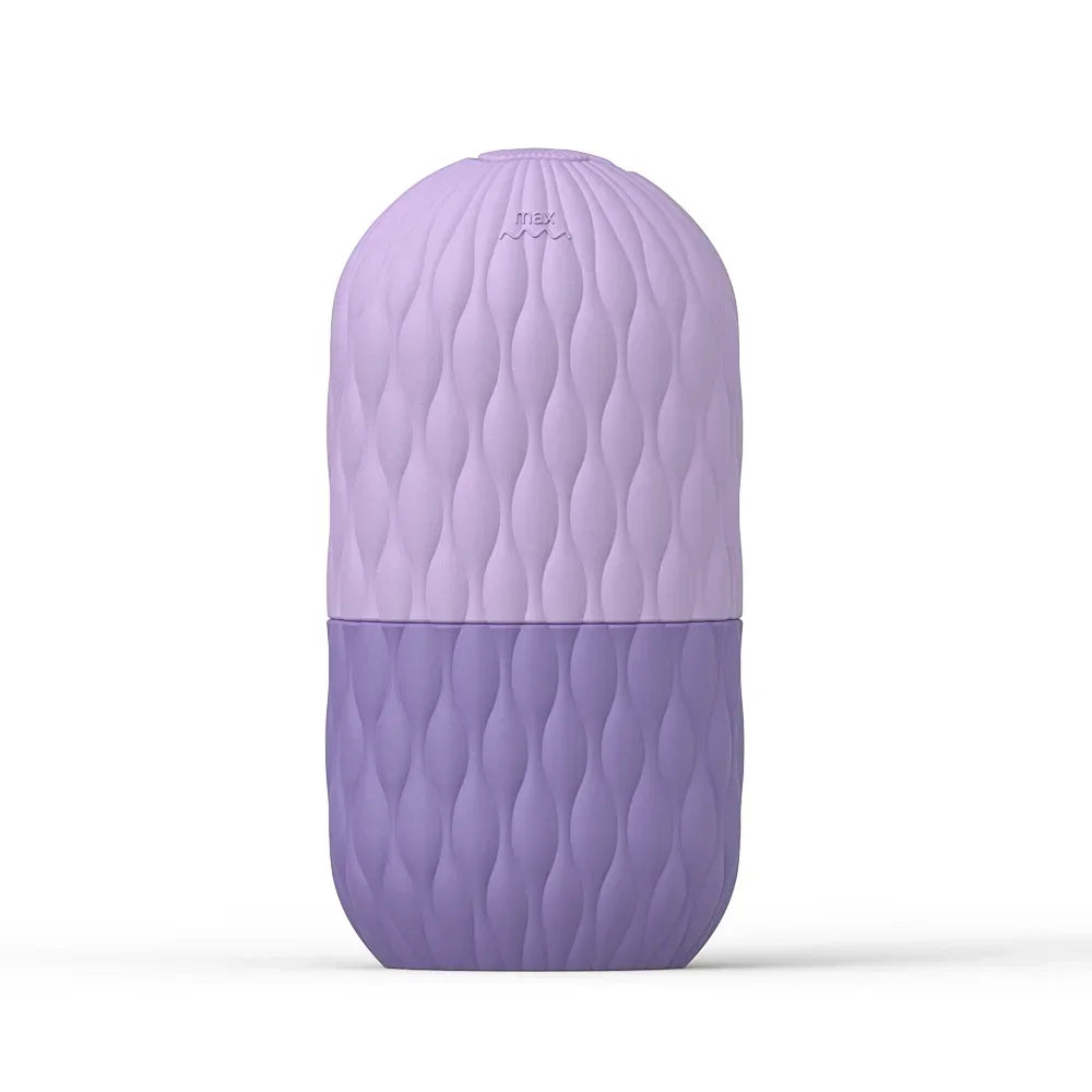 Ice Face Roller — Reusable Silicone Facial Massager for Puffiness, Pores & Glow