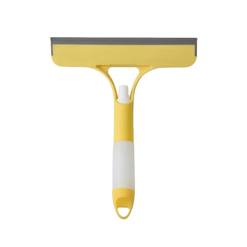3-in-1 Window Cleaning Squeegee — Spray, Wipe & Scrub in One Tool