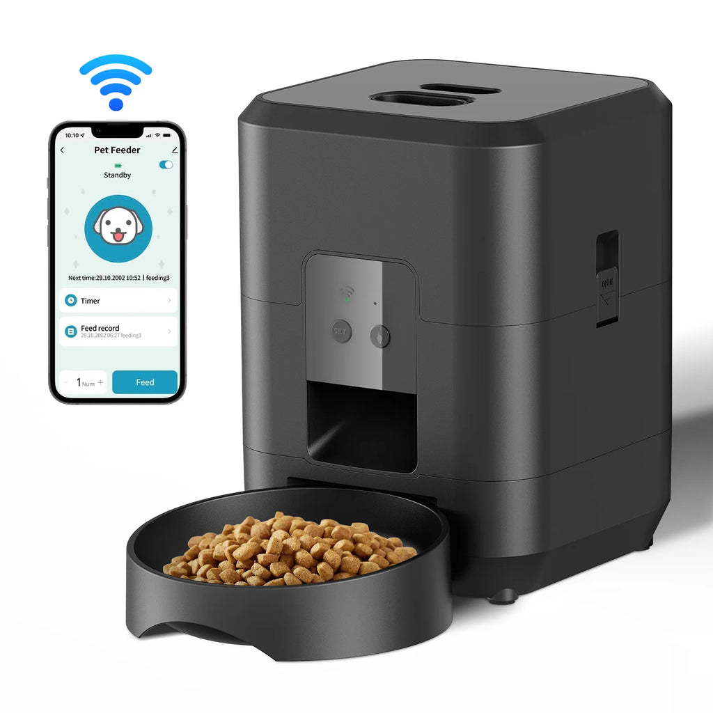 Automatic Pet Feeder — Smart Timed Food Dispenser with Portion Control for Cats & Dogs