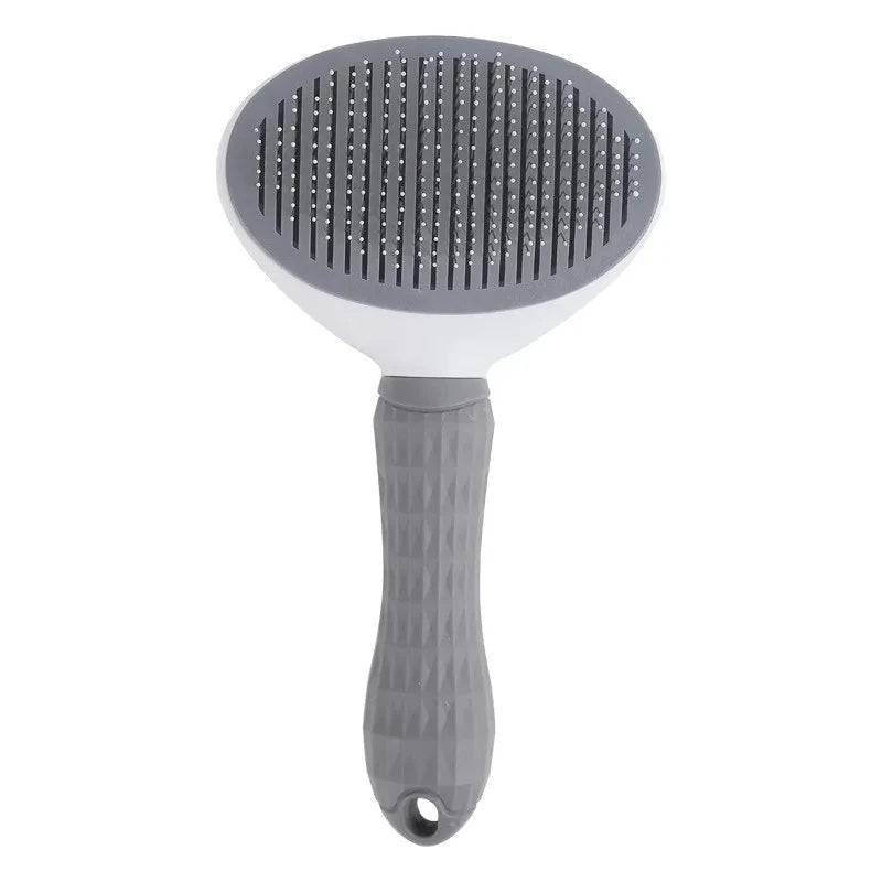 Self-Cleaning Slicker Brush — Gentle Pet Grooming for Dogs & Cats
