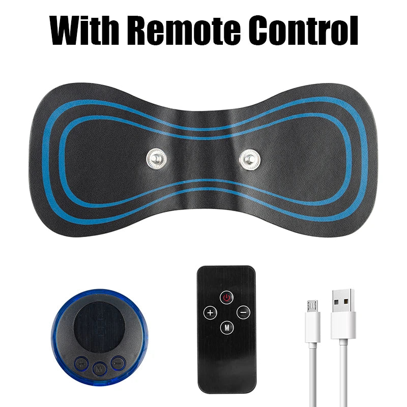 EMS Neck & Body Massager — TENS Pulse Muscle Stimulator with 19 Intensity Levels