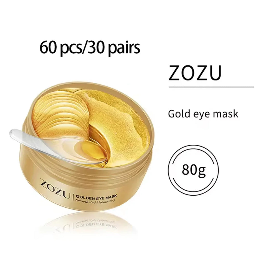 Gold Collagen Under-Eye Patches — Hydrating Anti-Wrinkle Eye Masks (60 pcs/120pcs)