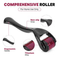 Microneedle Derma Roller — 540 Titanium Needles for Face, Scalp & Beard Growth