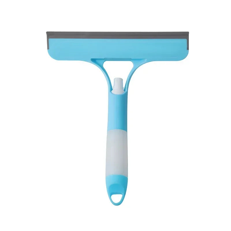 3-in-1 Window Cleaning Squeegee — Spray, Wipe & Scrub in One Tool