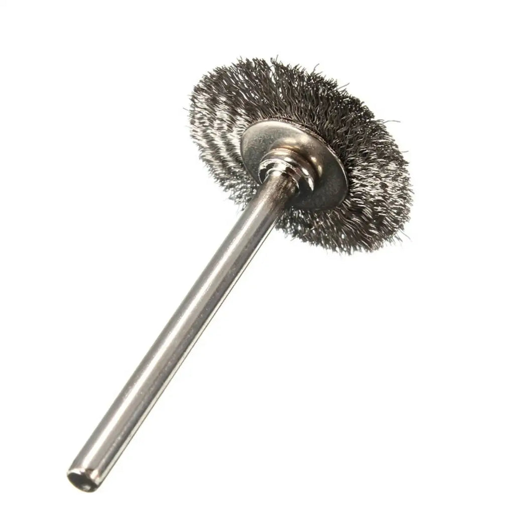 5-Piece Stainless Steel Wire Brush Set — Rotary Tool Attachment for Polishing & Rust Removal