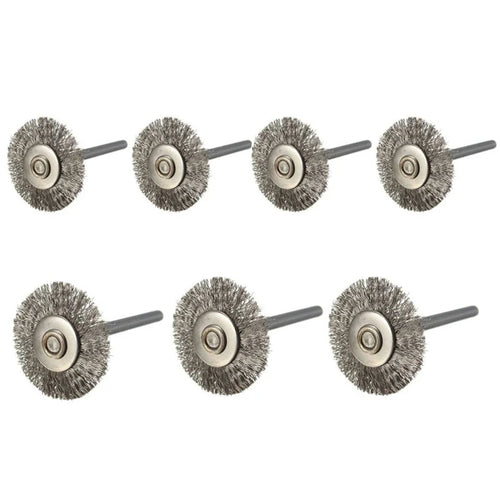 5-Piece Stainless Steel Wire Brush Set — Rotary Tool Attachment for Polishing & Rust Removal